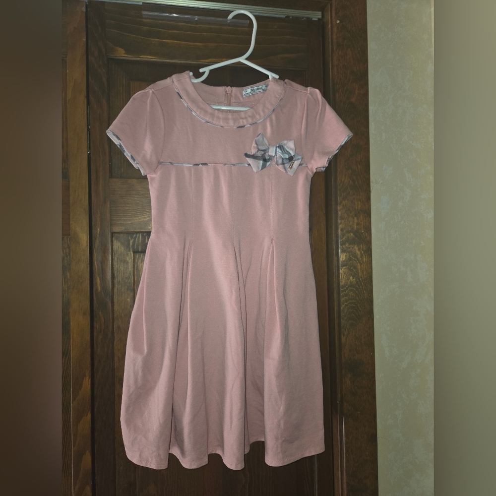 Mayoral Pink Pleated Dress
